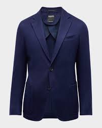 Blazer cashmere Zegna nam navy
